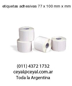 etiquetas adhesivas 77 x 100 mm x mm