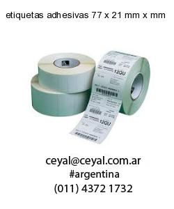 etiquetas adhesivas 77 x 21 mm x mm