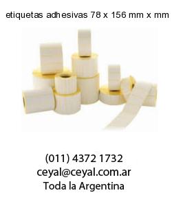 etiquetas adhesivas 78 x 156 mm x mm