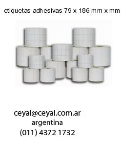 etiquetas adhesivas 79 x 186 mm x mm
