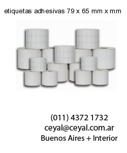 etiquetas adhesivas 79 x 65 mm x mm