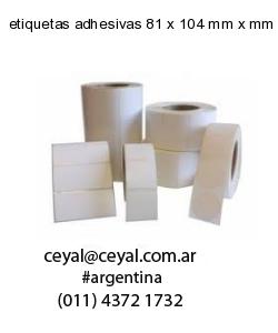 etiquetas adhesivas 81 x 104 mm x mm