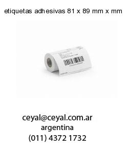 etiquetas adhesivas 81 x 89 mm x mm