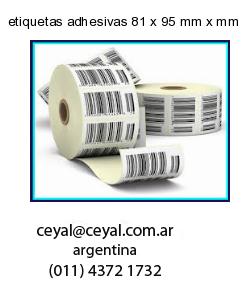 etiquetas adhesivas 81 x 95 mm x mm