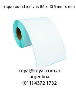 etiquetas adhesivas 85 x 135 mm x mm