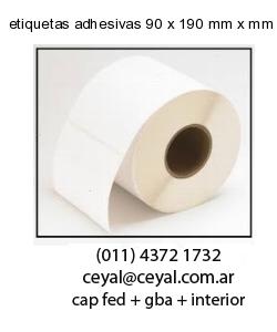 etiquetas adhesivas 90 x 190 mm x mm