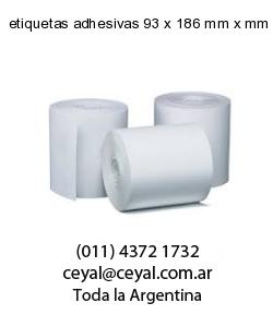 etiquetas adhesivas 93 x 186 mm x mm