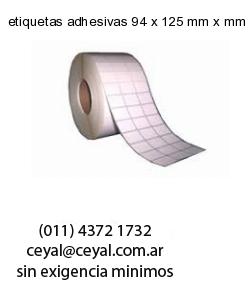 etiquetas adhesivas 94 x 125 mm x mm