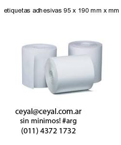 etiquetas adhesivas 95 x 190 mm x mm