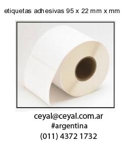 etiquetas adhesivas 95 x 22 mm x mm