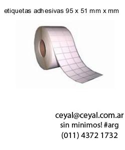 etiquetas adhesivas 95 x 51 mm x mm