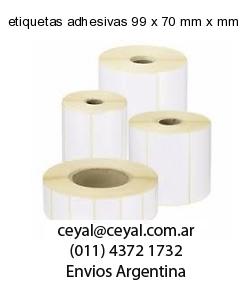 etiquetas adhesivas 99 x 70 mm x mm