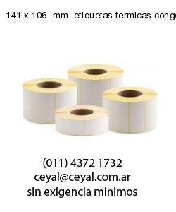 141 x 106  mm  etiquetas termicas congelados