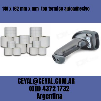 148 x 162 mm x mm  top termico autoadhesivo