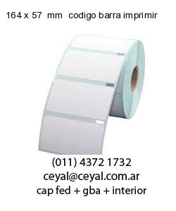 164 x 57  mm  codigo barra imprimir
