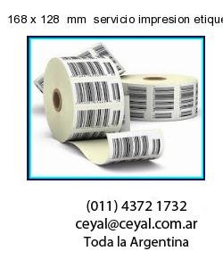 168 x 128  mm  servicio impresion etiquetas opp