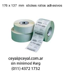 176 x 137  mm  stickes rollos adhesivos