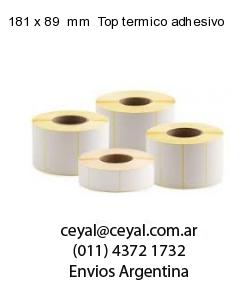 181 x 89  mm  Top termico adhesivo