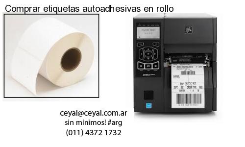 Comprar etiquetas autoadhesivas en rollo