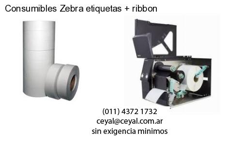 Consumibles Zebra etiquetas ribbon