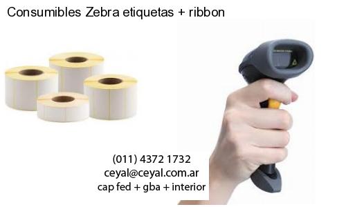 Consumibles Zebra etiquetas   ribbon