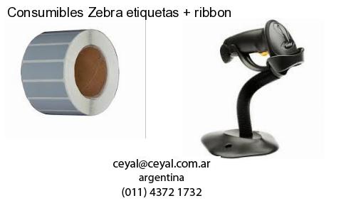 Consumibles Zebra etiquetas   ribbon