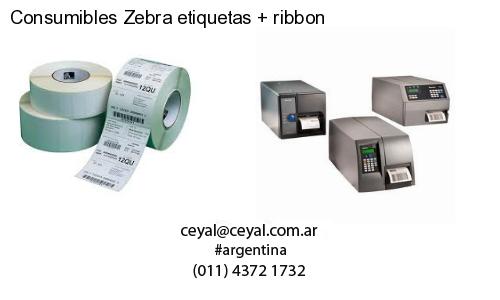 Consumibles Zebra etiquetas   ribbon