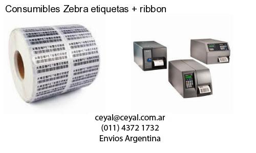 Consumibles Zebra etiquetas   ribbon