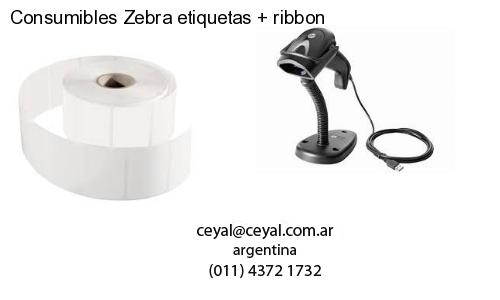 Consumibles Zebra etiquetas   ribbon