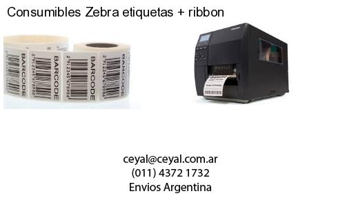 Consumibles Zebra etiquetas   ribbon