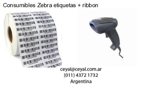 Consumibles Zebra etiquetas   ribbon