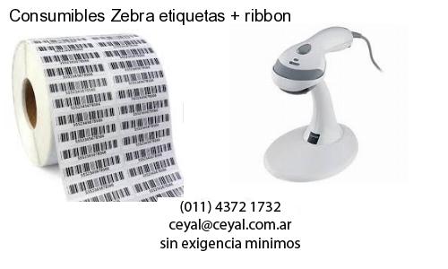 Consumibles Zebra etiquetas   ribbon