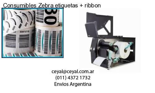 Consumibles Zebra etiquetas ribbon