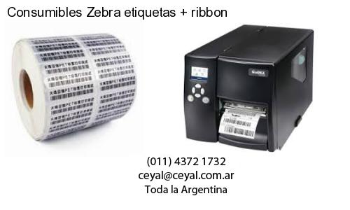 Consumibles Zebra etiquetas   ribbon