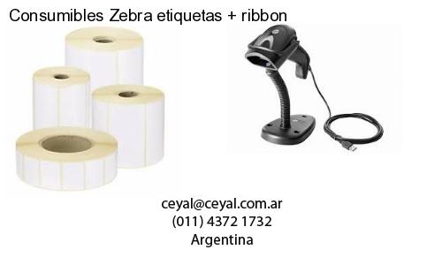 Consumibles Zebra etiquetas   ribbon