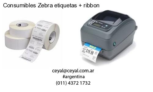 Consumibles Zebra etiquetas   ribbon