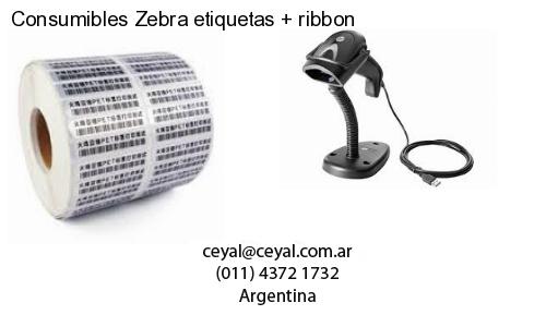 Consumibles Zebra etiquetas   ribbon