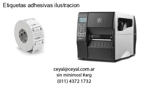 Etiquetas adhesivas ilustracion