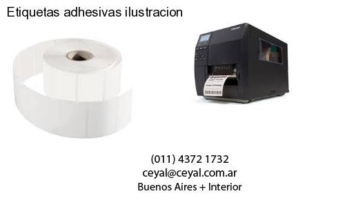 Etiquetas adhesivas ilustracion