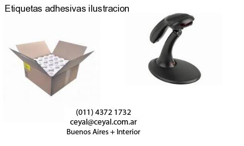 Etiquetas adhesivas ilustracion
