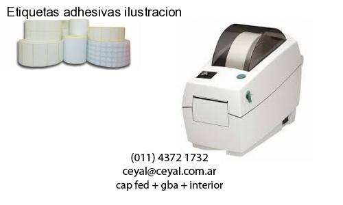 Etiquetas adhesivas ilustracion