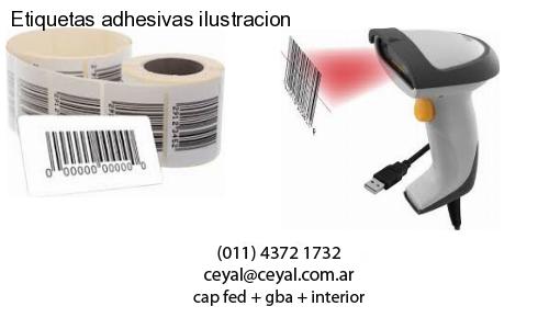 Etiquetas adhesivas ilustracion