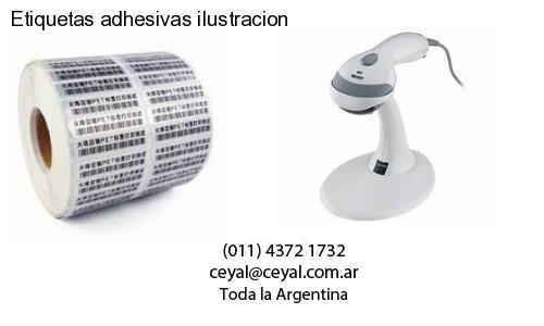 Etiquetas adhesivas ilustracion