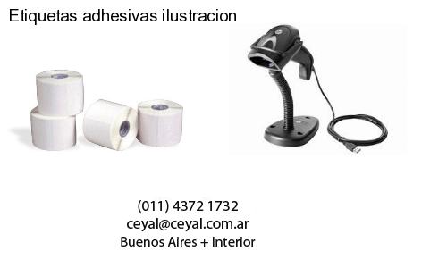 Etiquetas adhesivas ilustracion