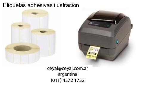 Etiquetas adhesivas ilustracion