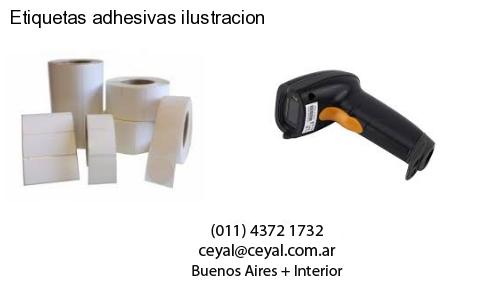 Etiquetas adhesivas ilustracion