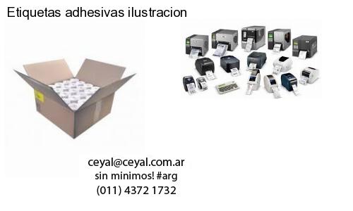 Etiquetas adhesivas ilustracion