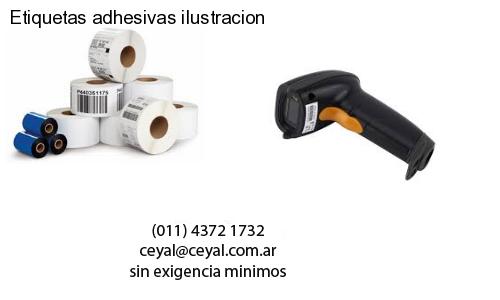 Etiquetas adhesivas ilustracion