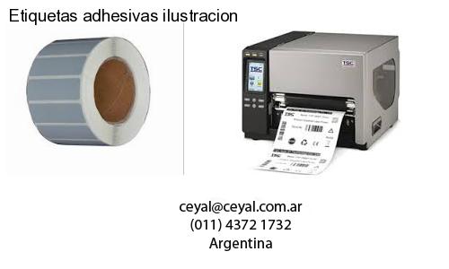 Etiquetas adhesivas ilustracion