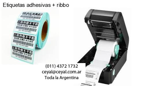 Etiquetas adhesivas   ribbo